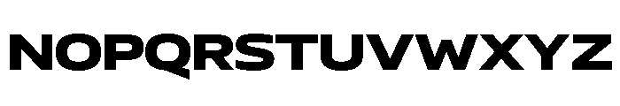AtChromeX Extended Black Font UPPERCASE