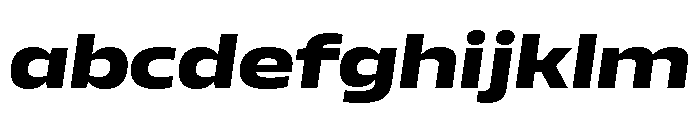 AtChromeX Extended BlackItalic FONT