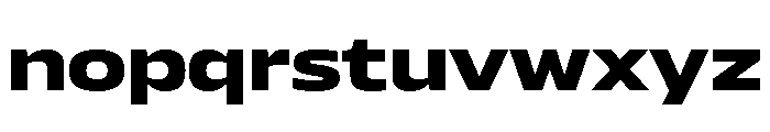 AtChromeX Extended Black Font LOWERCASE