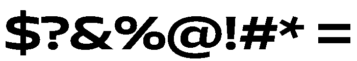 AtChromeX Extended Bold Font OTHER CHARS