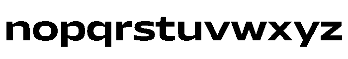 AtChromeX Extended Bold Font LOWERCASE