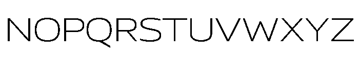 AtChromeX Extended Light Font UPPERCASE