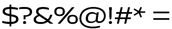 AtChromeX Extended Regular Font OTHER CHARS