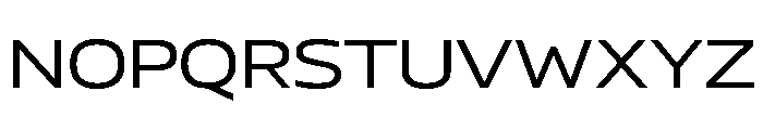 AtChromeX Extended Regular Font UPPERCASE
