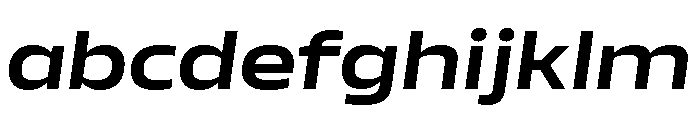 AtChromeX Extended SemiboldItalic FONT