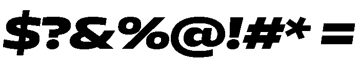 AtChromeX Extended SuperItalic Font OTHER CHARS