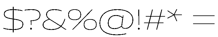 AtChromeXX Extended Air Font OTHER CHARS