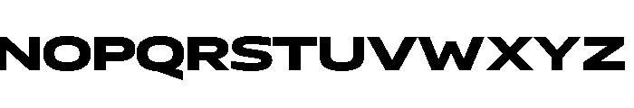 AtChromeXX Extended Black Font UPPERCASE
