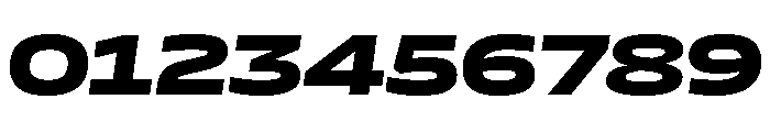 AtChromeXX Extended BlackItalic Font OTHER CHARS