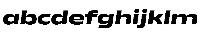 AtChromeXX Extended BlackItalic FONT