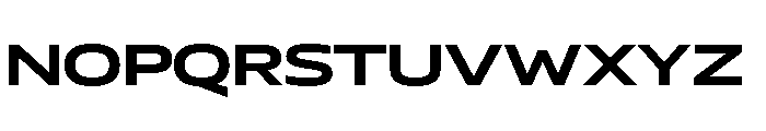 AtChromeXX Extended Bold Font UPPERCASE