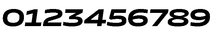 AtChromeXX Extended BoldItalic Font OTHER CHARS