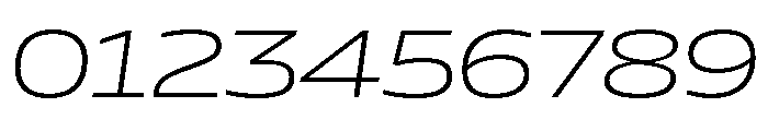 AtChromeXX Extended LightItalic Font OTHER CHARS