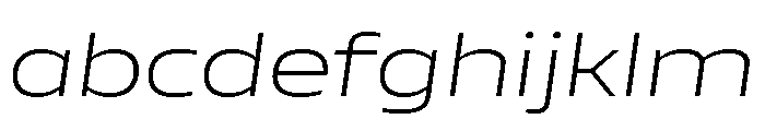 AtChromeXX Extended LightItalic FONT
