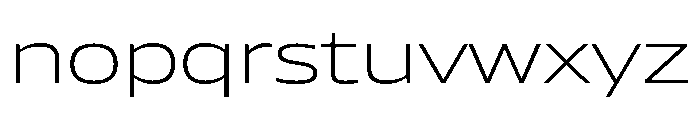 AtChromeXX Extended Light Font LOWERCASE