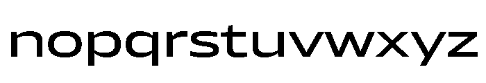 AtChromeXX Extended Medium Font LOWERCASE