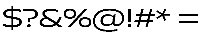 AtChromeXX Extended Regular Font OTHER CHARS