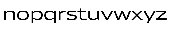 AtChromeXX Extended Regular Font LOWERCASE