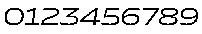 AtChromeXX Extended RetinaItalic Font OTHER CHARS