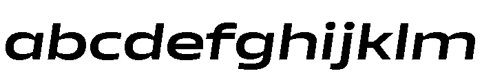 AtChromeXX Extended SemiboldItalic FONT