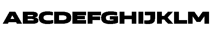 AtChromeXX Extended Super Font UPPERCASE