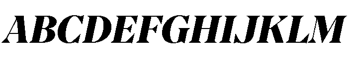 AtGambit BlackItalic Font UPPERCASE