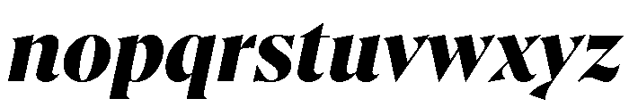 AtGambit BlackItalic Font LOWERCASE