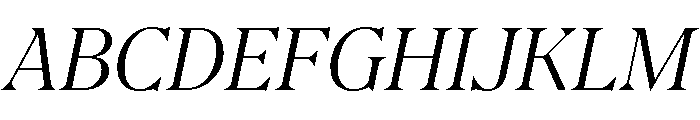AtGambit LightItalic Font UPPERCASE