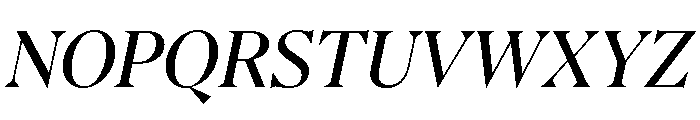 AtGambit RegularItalic Font UPPERCASE