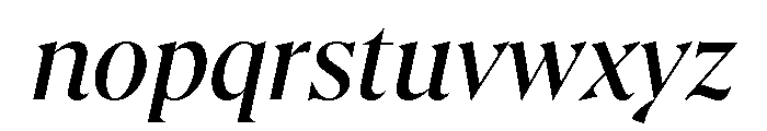 AtGambit RegularItalic Font LOWERCASE