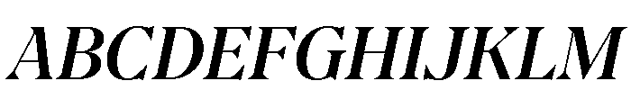 AtGambit SemiboldItalic Font UPPERCASE
