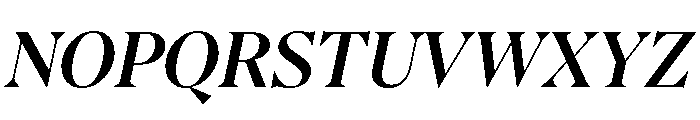 AtGambit SemiboldItalic Font UPPERCASE