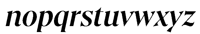 AtGambit SemiboldItalic Font LOWERCASE