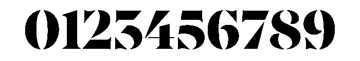 AtGambitStencil Black Font OTHER CHARS