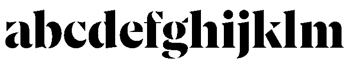 AtGambitStencil Black FONT