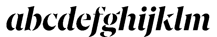 AtGambitStencil BoldItalic FONT