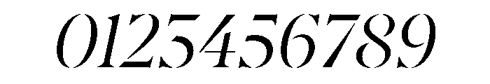 AtGambitStencil LightItalic Font OTHER CHARS
