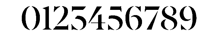 AtGambitStencil Regular Font OTHER CHARS