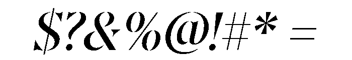 AtGambitStencil RegularItalic Font OTHER CHARS