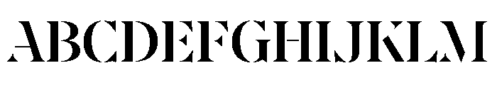AtGambitStencil Semibold Font UPPERCASE