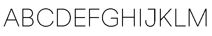 AtGeodesic Air Font UPPERCASE
