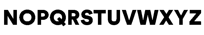 AtGeodesic Black Font UPPERCASE