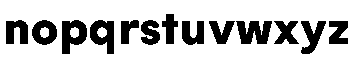 AtGeodesic Black Font LOWERCASE
