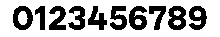 AtGeodesic Bold Font OTHER CHARS