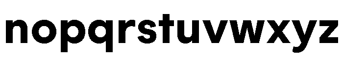 AtGeodesic Bold Font LOWERCASE