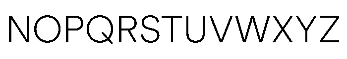 AtGeodesic Light Font UPPERCASE
