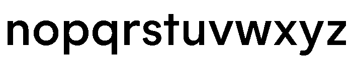 AtGeodesic Medium Font LOWERCASE