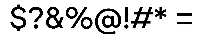 AtGeodesic Regular Font OTHER CHARS