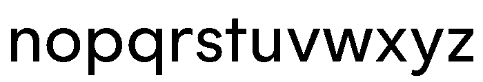 AtGeodesic Regular Font LOWERCASE