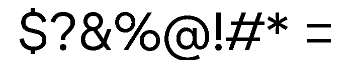 AtGeodesic Retina Font OTHER CHARS